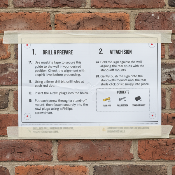 Step 1 — Position the template