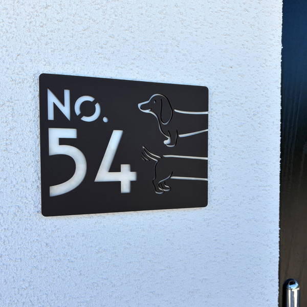 Sausage Dog House Sign