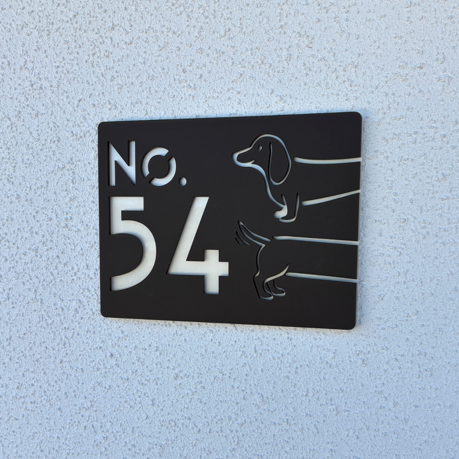 Sausage Dog House Sign